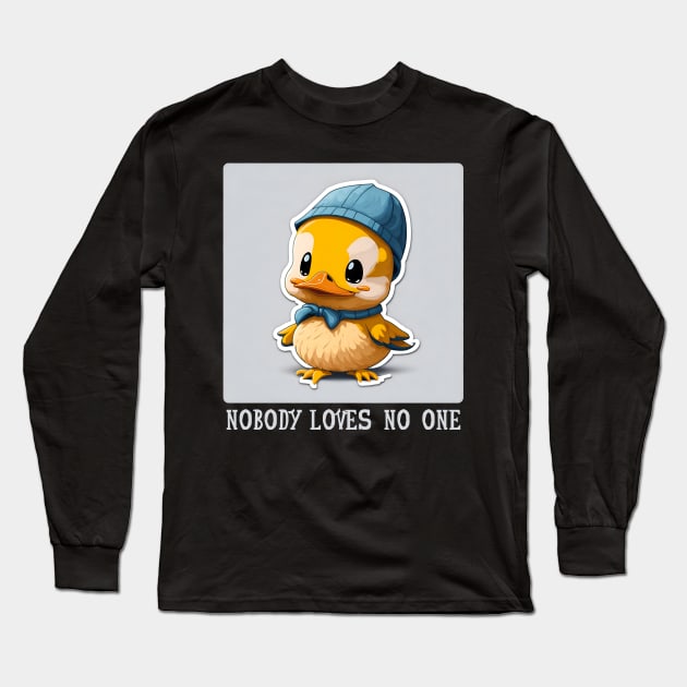 nobody love no one Long Sleeve T-Shirt by Kingrocker Clothing